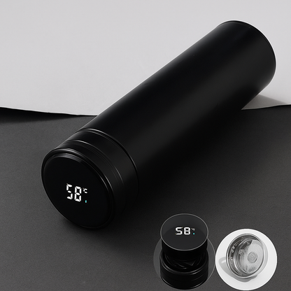 HydraSense - Smart Bottle, LED Display, Keeps Drinks Hot & Cold